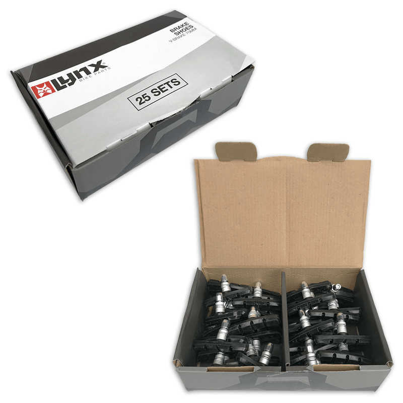440815.BOX LYNX Brake shoes V-brake 72 mm 25 sets 72 mm
