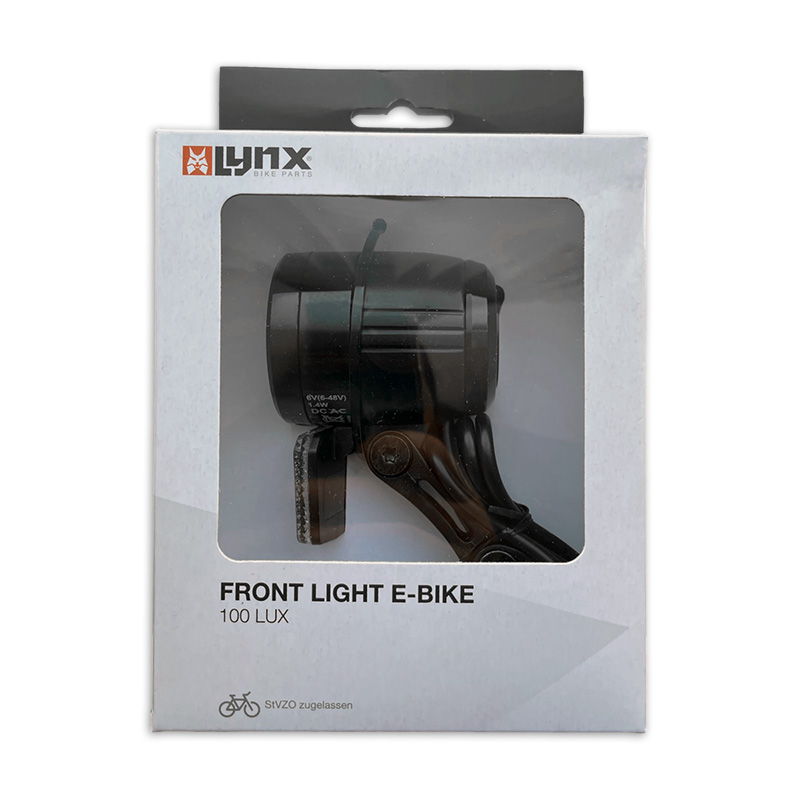 429397.E LYNX Scheinwerfer E-bike Max+ 100 Lux