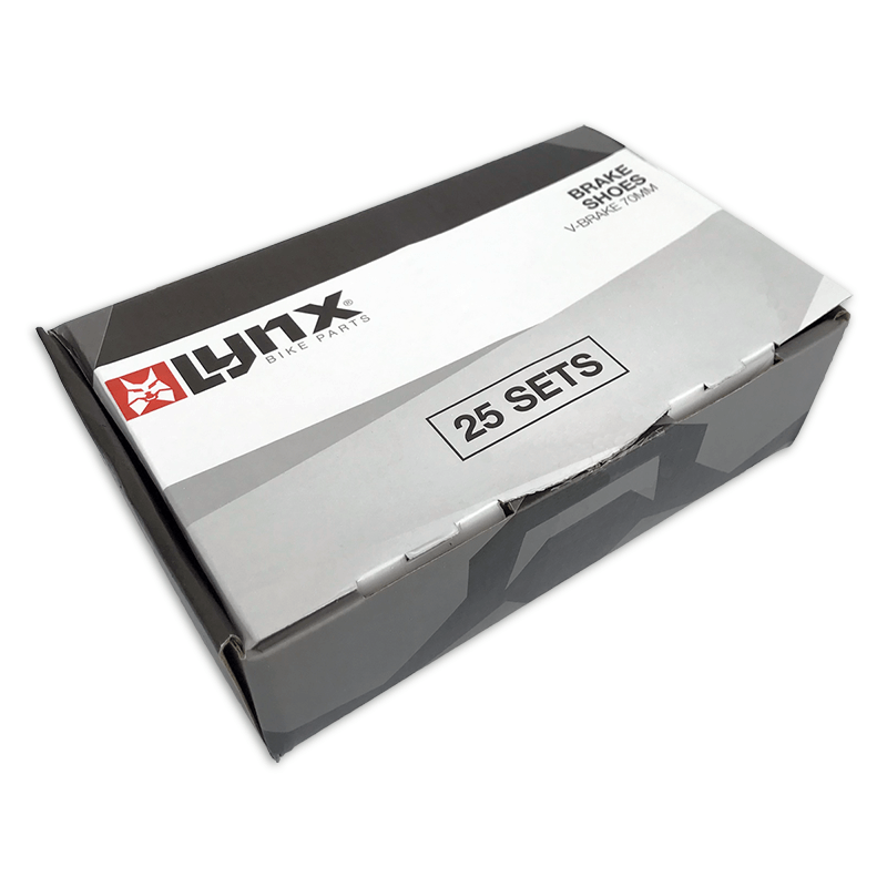 440815.BOX LYNX Brake shoes V-brake 72 mm 25 sets 72 mm